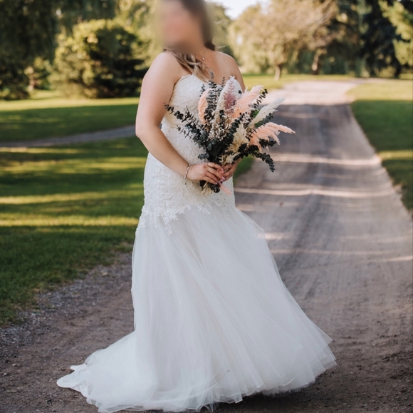 #00 Morilees Julietta Sz.18 Mermaid Wedding Dress - Picture 1 of 5